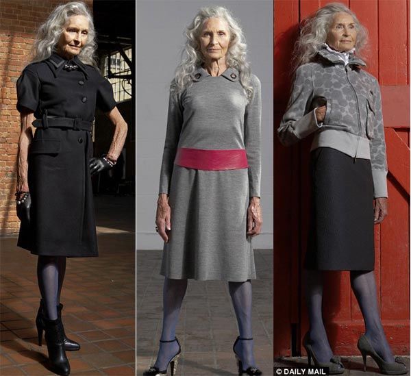 81-летняя легендарная бабушка-модель из Великобритании 
