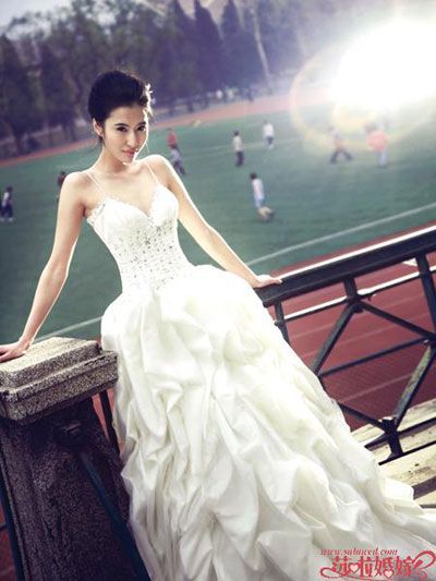 Прекрасные свадебные снимки, сделанные в университете Цинхуа