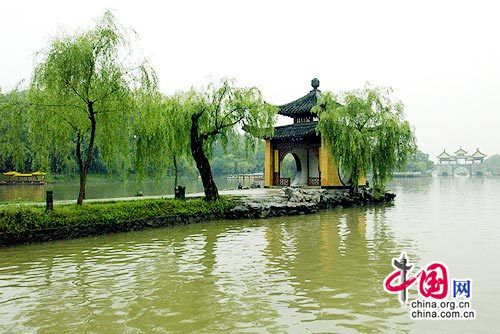 Живописный район Шоусиху в городе Янчжоу 