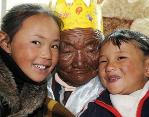 Старейшей жительнице Тибета исполнилось 118 лет