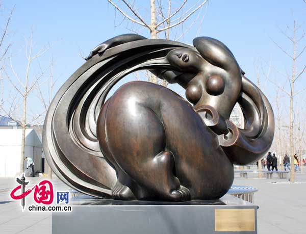 Олимпийские скульптуры в Пекине 