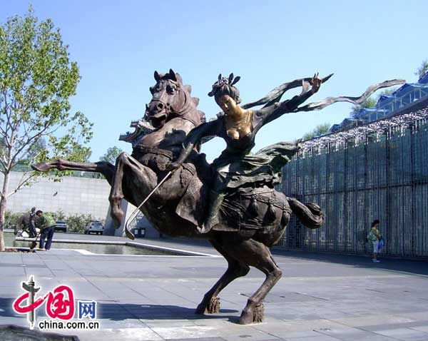 Олимпийские скульптуры в Пекине 