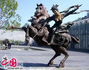 Олимпийские скульптуры в Пекине