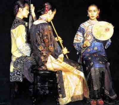 Шедевры известного китайского художника Чэнь Ифэя 