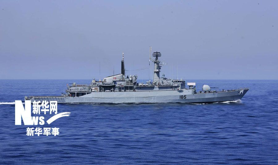 Военные корабли и военно-морская авиация разных стран на Международных военно-морских учениях «Мир-09» 7