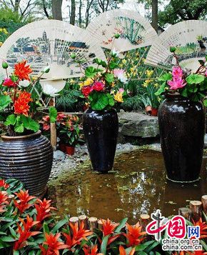 Выставка цветов в Сучжоу