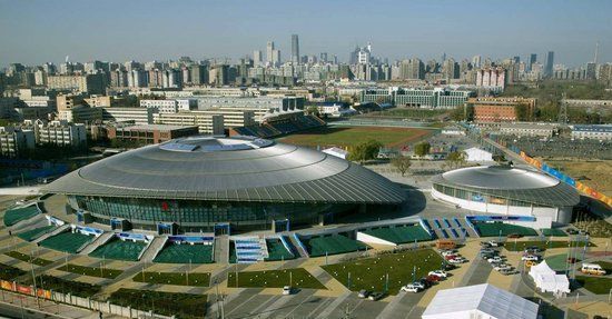 Спортивная арена для проведения соревнований по художественной гимнастики Олимпийских игр Пекина