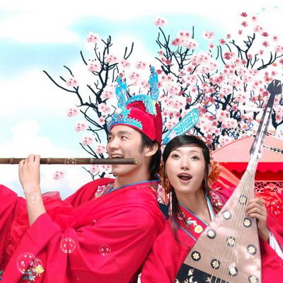 Оригинальные свадебные фотографии в традиционном китайском стиле