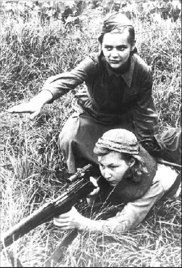Красавица-снайпер СССР ликвидировала 309 немецких солдат во время Второй мировой войны 1