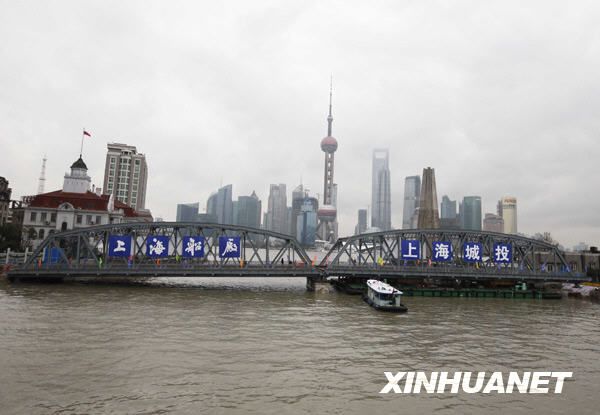 Система освещения моста Вайбайду в Шанхае сдана в тестовую эксплуатацию 
