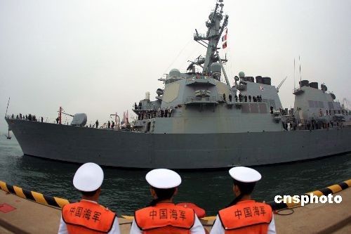 17 иностранных военных кораблей прибыли в Циндао для участия в торжествах, посвященных 60-летию ВМС НОАК1