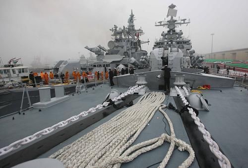 21 иностранный военный корабль прибыл в Циндао для участия в торжествах, посвященных 60-летию ВМС НОАК2