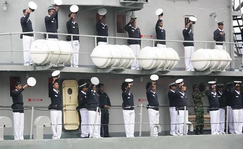 21 иностранный военный корабль прибыл в Циндао для участия в торжествах, посвященных 60-летию ВМС НОАК5