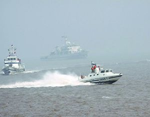 Морские учения для подготовки к обеспечению безопасного проведения ЭКСПО-2010 в Шанхае