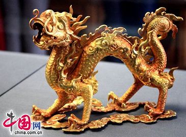Изысканные изделия из золота в музее Гугун Пекина