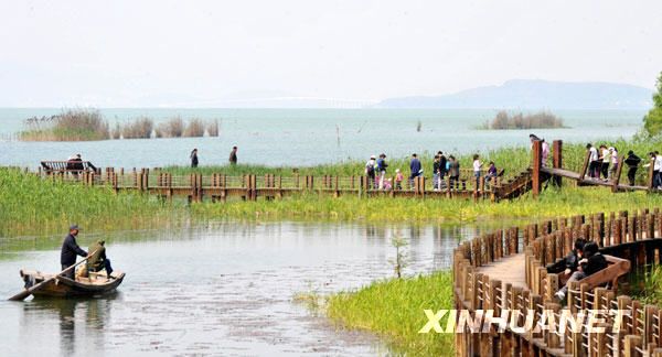 Живописное озеро Тайху города Сучжоу 