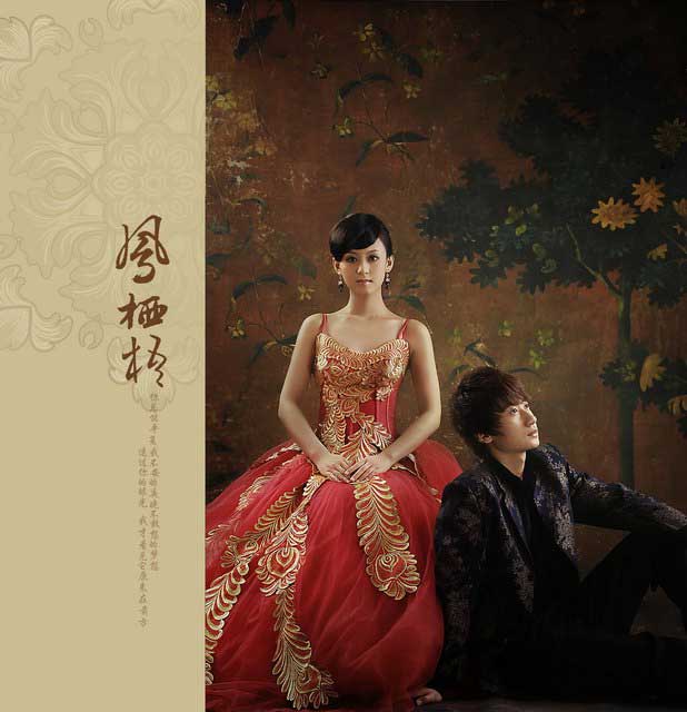 Свадебные фотографии в традиционном китайском стиле
