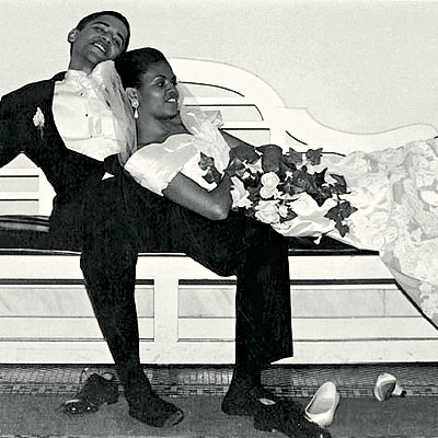Свадебные фотографии Барака и Мишель Обама1