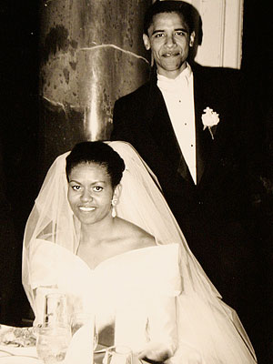 Свадебные фотографии Барака и Мишель Обама2