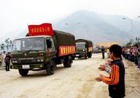 «Железные войска» доставили материалы для восстановления районов, пострадавших от землетрясения