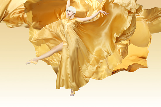 Красивая модель Ши Вэньлу в образе «Принцесса балета»3