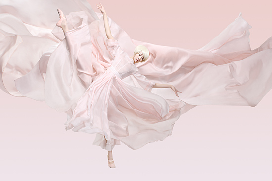 Красивая модель Ши Вэньлу в образе «Принцесса балета»5