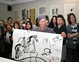В Киеве состоялась китайско-украинская выставка современных рисунков тушью