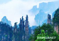 Красивый лесной парк Чжанцзяцзе