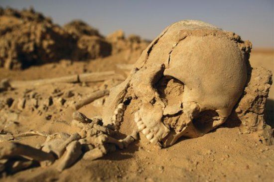 Общая могила в пустыне Сахара 1