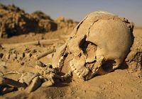 Общая могила в пустыне Сахара