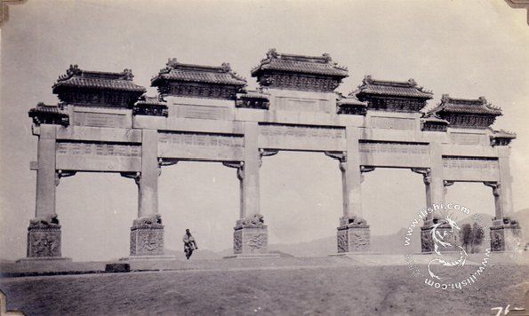 Пекин в конце правления династии Цин на старых снимках