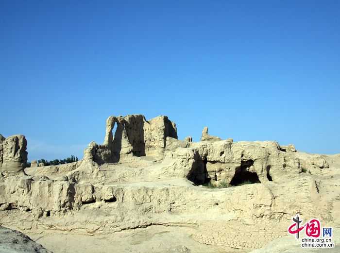 Городок Цзяохэ в Синьцзян-Уйгурском автономном районе