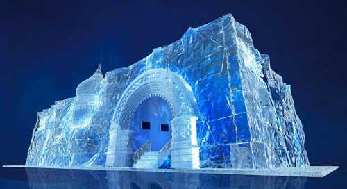 Выставочный павильон провинции Хэйлунцзян на ЭКСПО-2010: прозрачный и сказочный ледовый город 