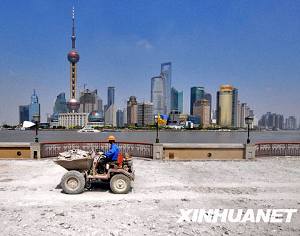 Началась перестройка набережной Вайтань Шанхая в преддверии открытия ЭКСПО-2010