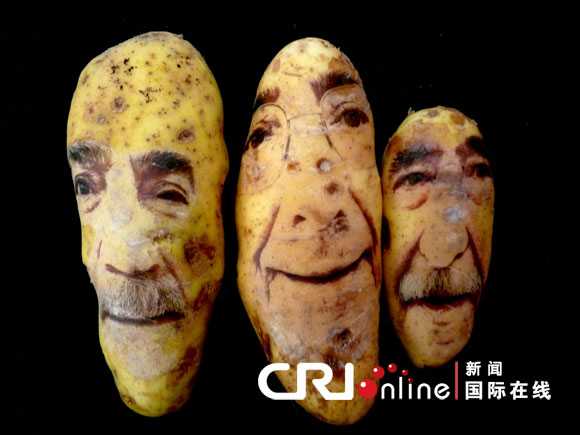 Оригинальные картофельные портреты 