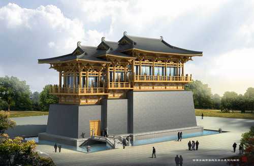 Копия дворца Дамингун времен правления династии Тан появится в парке павильонов ЭКСПО-2010 в Шанхае 