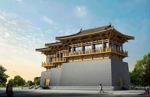 Копия дворца Дамингун времен правления династии Тан появится в парке павильонов ЭКСПО-2010 в Шанхае 