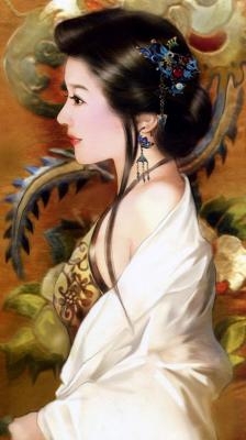 Картины: красавицы в древнекитайской одежде12