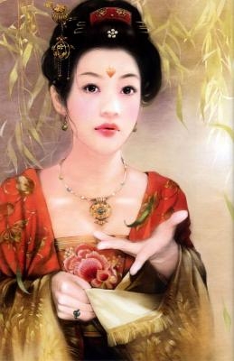 Картины: красавицы в древнекитайской одежде13