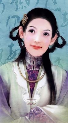 Картины: красавицы в древнекитайской одежде15
