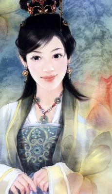 Картины: красавицы в древнекитайской одежде44