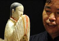 Ценные погребальные статуэтки из провинции Шэньси появились в провинции Тайвань