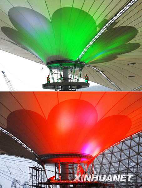 Система освещения Бульвара ЭКСПО-2010 в Шанхае сдана в тестовую эксплуатацию 