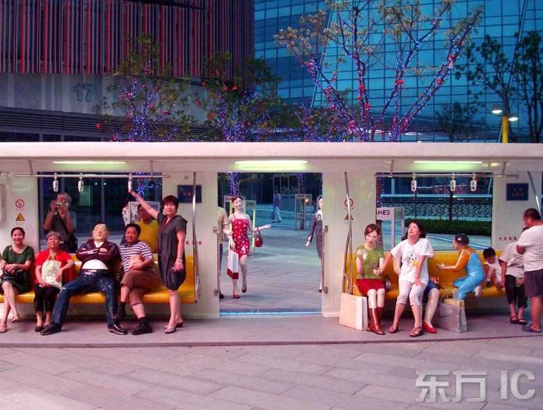Оригинальные сооружения на тему метро появились в городе Сучжоу 