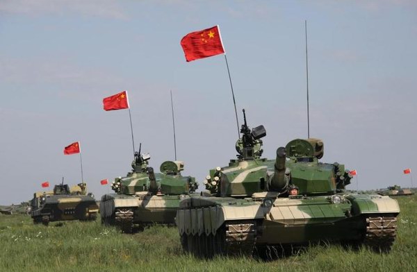 Бронеавтомобильные войска китайской стороны