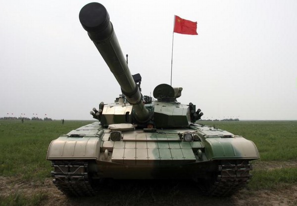 Танковые войска китайской стороны