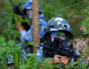 Знакомство с китайским женским отрядом морской пехоты