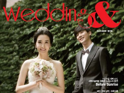 Ли Да Хэ в свадебной фотосессии
