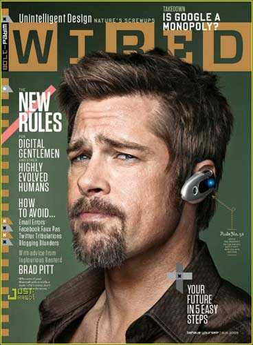 Новые фотографии Брэда Питта на обложке журнала ?Wired magazine?