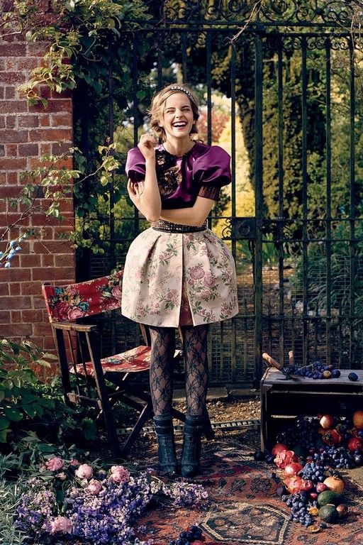 Эмма Уотсон на обложке модного журнала «Teen Vogue» №8